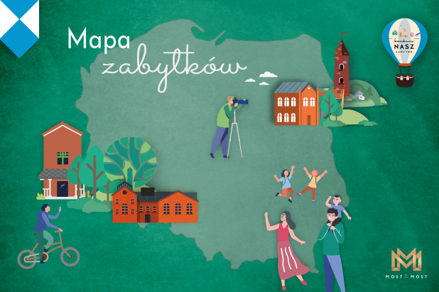 grafika informująca o mapie zabytków
